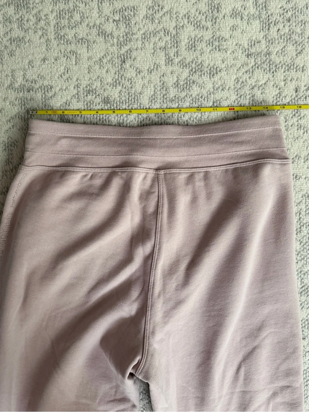 Calvin Klein Performance Wide-Leg Drawstring sweatpants Lounge in Light lilac M
